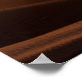 Nighttime Desert Half Moon Poster (Ecke)