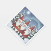 Nighttime Norway Nisse, Napkins Serviette (Ecke)