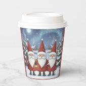 Nighttime Norway Nisse, Paper Cups Pappbecher (Vorderseite)