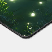 Nightwhisper: Firefly Forest Glow Schreibtischunterlage (Ecke)