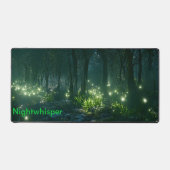 Nightwhisper: Firefly Forest Glow Schreibtischunterlage (Vorderseite)
