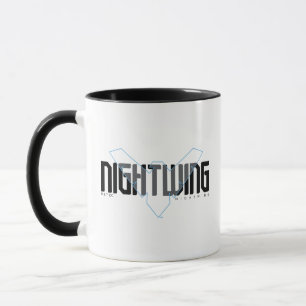 Nightwing Hi-Tech Name Grafik Tasse