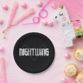 Nightwing Hi-Tech Namensgrafik Pappteller (Party)