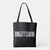 Nightwing High-Tech Name Grafik Tasche (Rückseite)
