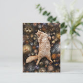 Nighty Kitty Cat, Postkarte (Stehend Vorderseite)