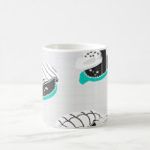 Nigiri Sushi, neonisch Vintag. Kaffeetasse (Mittel)