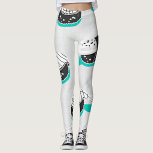 Nigiri Sushi, neonisch Vintag. Leggings