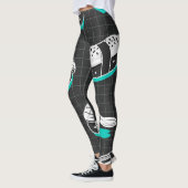 Nigiri Sushi Vintag Sketch Pattern Leggings (Links)