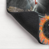 Nigredo Traditionelle Alchemy Putrefaction Black S Mousepad (Ecke)