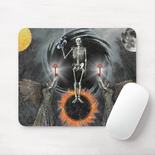 Nigredo Traditionelle Alchemy Putrefaction Black S Mousepad (Mit Mouse)