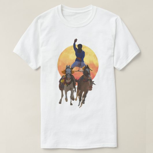 Nihang Singh zu Pferden C T-Shirt (Design vorne)