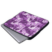 Nihau Island Hawaiianische Plumeria und Palm Tree Laptopschutzhülle (Vorne Knopf)