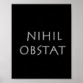 Nihil obstat poster (Vorne)