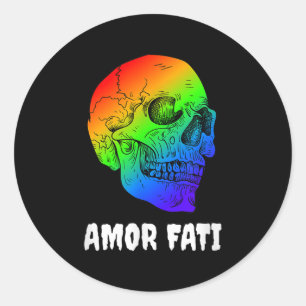 Nihilism Nietzsche Zitat Philosopher Stoicism Amor Runder Aufkleber