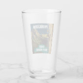 Nihilismus stirbt hier am Felsklettern Glas (Rückseite)