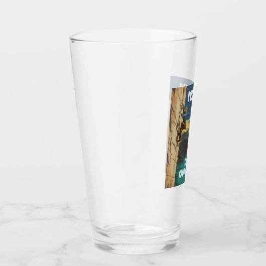 Nihilismus stirbt hier am Felsklettern Glas (Rechts)