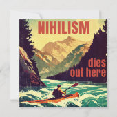 Nihilismus stirbt hier am Kajak (Rückseite)