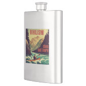 Nihilismus stirbt hier am Kajak Flachmann (Links)