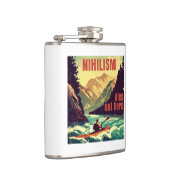 Nihilismus stirbt hier am Kajak Flachmann (Rechts)