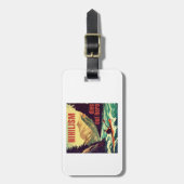 Nihilismus stirbt hier am Kajak Gepäckanhänger (Vorderseite vertikal)