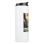 Nihilismus stirbt hier am Kajak Thermosbecher (Nach links gedreht)