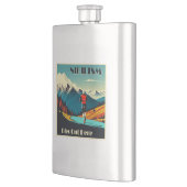 Nihilismus stirbt hier aus flachmann (Links)