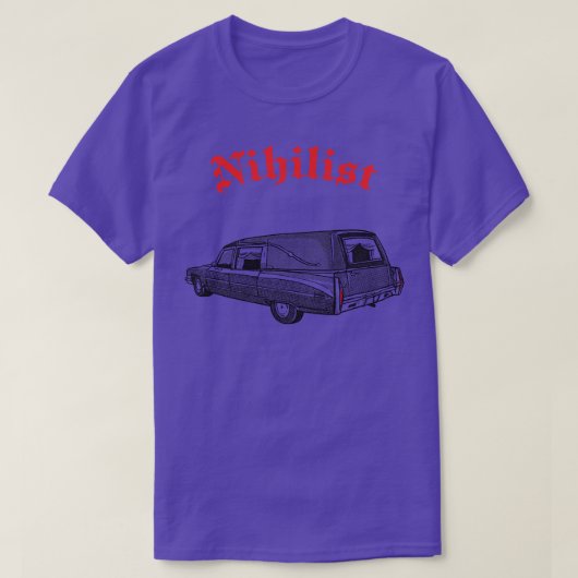 Nihilist Hearse Punksthetic Design T-Shirt (Design vorne)