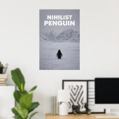 Nihilist Penguin | Existential & Absurd Humor Poster (Heimbüro)