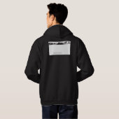Nihilistischer Pinguin Hoodie (Schwarz voll)