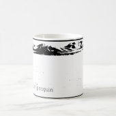 Nihilistischer Pinguin Kaffeetasse (Mittel)