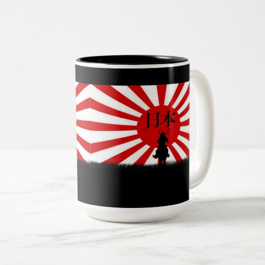 Nihon Flag Japan Samurai Patriotic Tasse Series (VorderseiteRechts)
