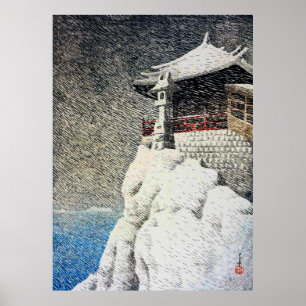 Nihon Fūkei Senshū Abuto no Kannon Kawase Hasui Poster