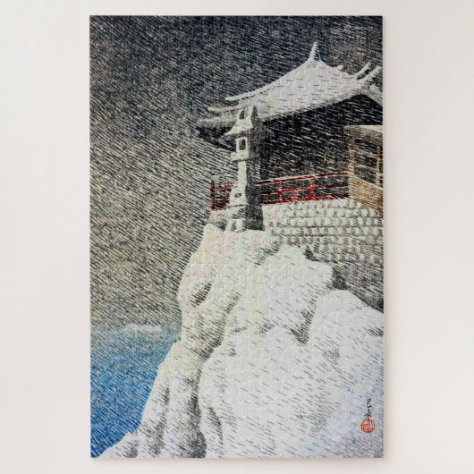 Nihon Fūkei Senshū Abuto no Kannon Kawase Hasui Puzzle (Vertikal)