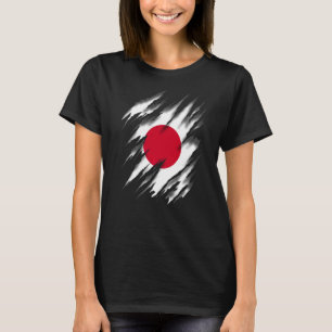 Nihon Koku Nippon Koku Japanische Flagge Japan T-Shirt
