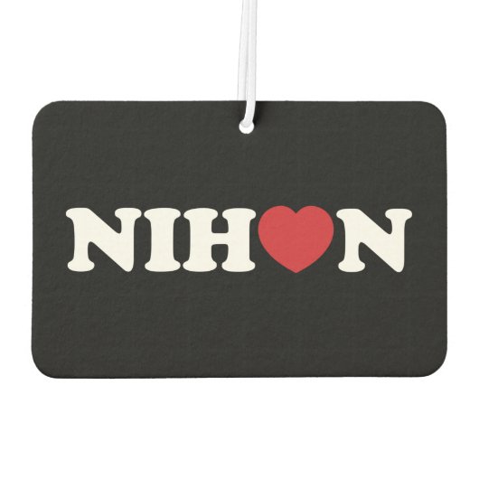 Nihon Liebe Heart Air Freshener Autolufterfrischer (Rückseite)