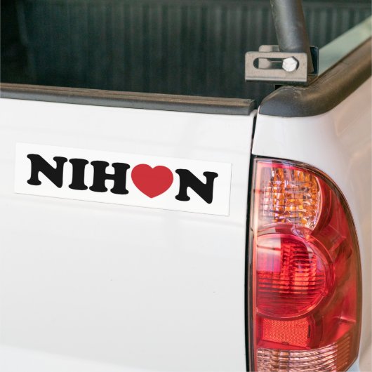Nihon Liebe Heart Autoaufkleber (Auf Lkw)