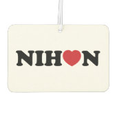 Nihon Liebe Heart Autolufterfrischer (Rückseite)