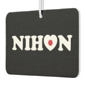 Nihon Liebe Heart Flag Air Freshener Autolufterfrischer (Links)