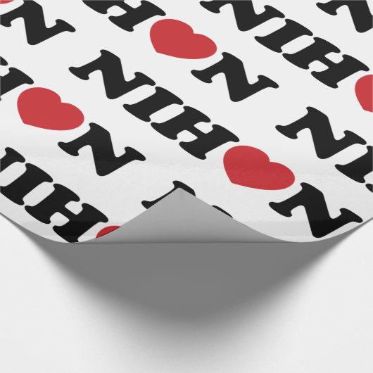 Nihon Liebe Heart Geschenkpapier (Ecke)
