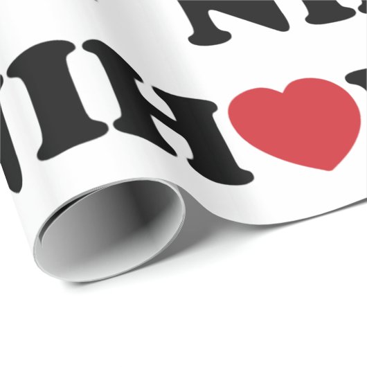 Nihon Liebe Heart Geschenkpapier (Rolleneckpunkt)