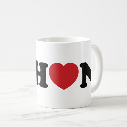 Nihon Liebe Heart Kaffeetasse (VorderseiteRechts)