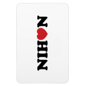 Nihon Liebe Heart Magnet (Vertikal)