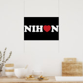 Nihon Liebe Heart Poster (Küche)
