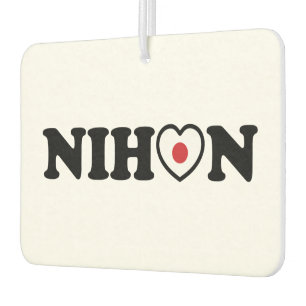 Nihon Liebe Herzenflagge Autolufterfrischer