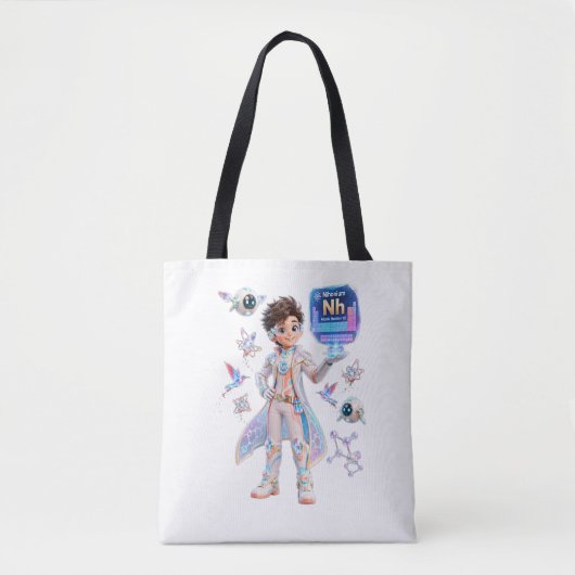 Nihonium (Nh) – ATOMIVRA™ KOLLEKTION Tasche (Vorderseite)
