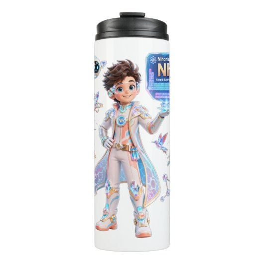 Nihonium (Nh) – ATOMIVRA™ KOLLEKTION Thermosbecher (Vorderseite)