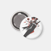 Nihonjin Design Magnet (Vorderseite/Rückseite)