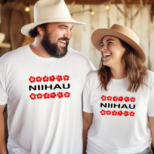 Niihau Aloha Blume Bands Light Color T-Shirt