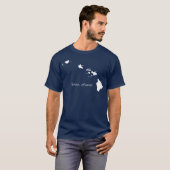Niihau Hawaii mit hawaiianischen Inseln T-Shirt (Vorne ganz)
