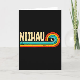 Niihau Surfen Hawaii Hawaiianische Inseln Vintage  Karte